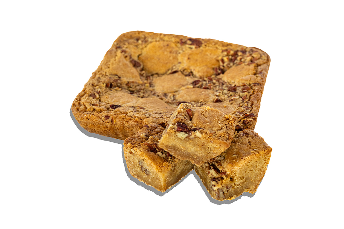 Brown Butter Bourbon Pecan Blondie